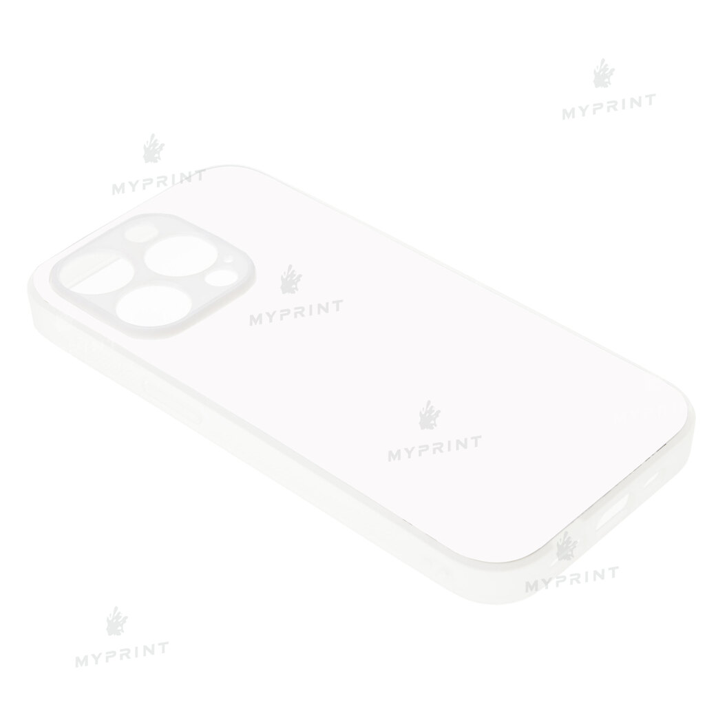 Чехол для сублимации 2D силиконовый (TPU) для iPhone 14 Pro белый (9054) - фото 2 Чехол для сублимации 2D силиконовый (TPU) для iPhone 14 Pro белый (9054) - фото 2 - Заготовки для сублимации