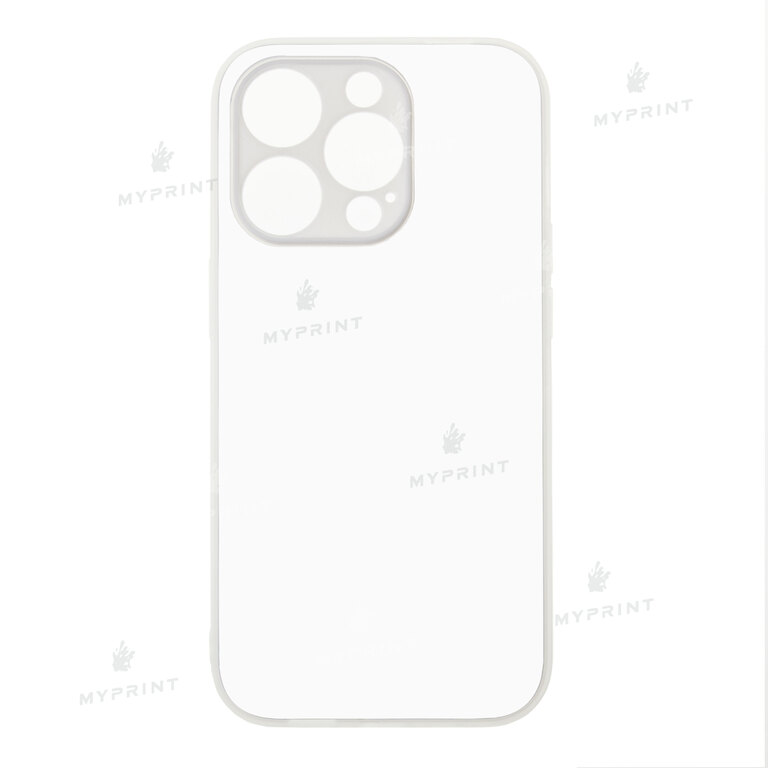 Чехол для сублимации 2D силиконовый (TPU) для iPhone 14 Pro прозрачный (9055)  Чехол для сублимации 2D силиконовый (TPU) для iPhone 14 Pro прозрачный (9055)