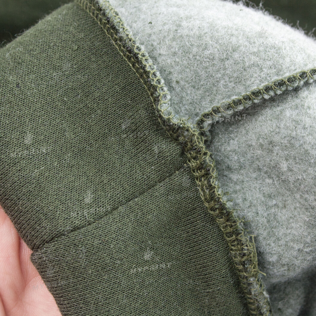 300gsm Fleece Tri-thread Unisex Pocket Print Hoodie, Olive, S (9088) - фото 6 300gsm Fleece Tri-thread Unisex Pocket Print Hoodie, Olive, S (9088) - фото 6 - Blanks for sublimation