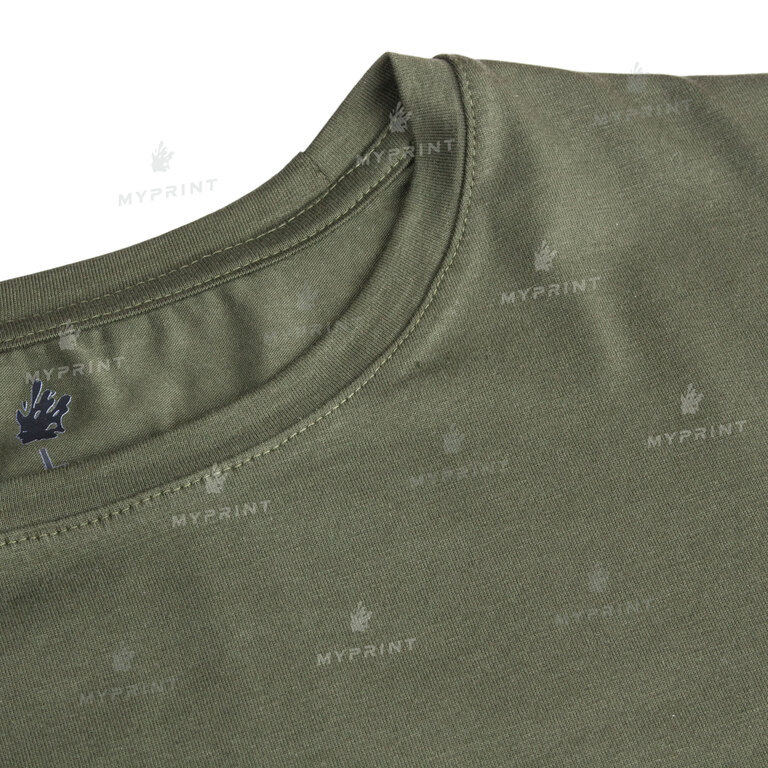Лонгслів чоловічий бавовна / еластан 170 г/м², оливковий, L (9101) 
