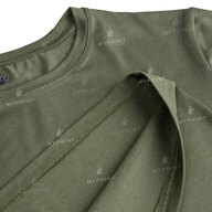 Лонгслів чоловічий бавовна / еластан 170 г/м², оливковий, L (9101) - фото 4 - Заготовки для сублімації