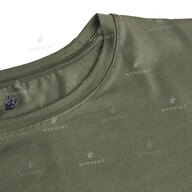 Men's long sleeve cotton/elastane 170 g/m², olive, XS (9106) - фото 2 Men's long sleeve cotton/elastane 170 g/m², olive, XS (9106) - фото 2 - Blanks for sublimation