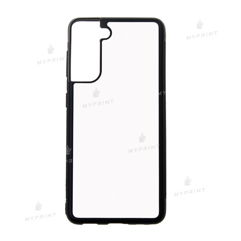 Чехол для сублимации 2D силиконовый (TPU) для Samsung S21 черный (7319)  Чехол для сублимации 2D силиконовый (TPU) для Samsung S21 черный (7319)