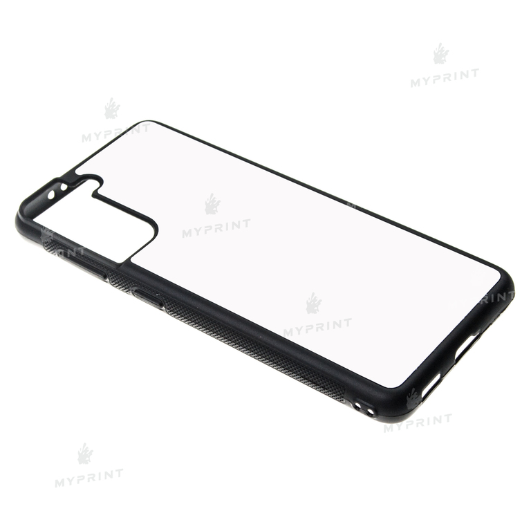Чехол для сублимации 2D силиконовый (TPU) для Samsung S21 черный (7319)  Чехол для сублимации 2D силиконовый (TPU) для Samsung S21 черный (7319)