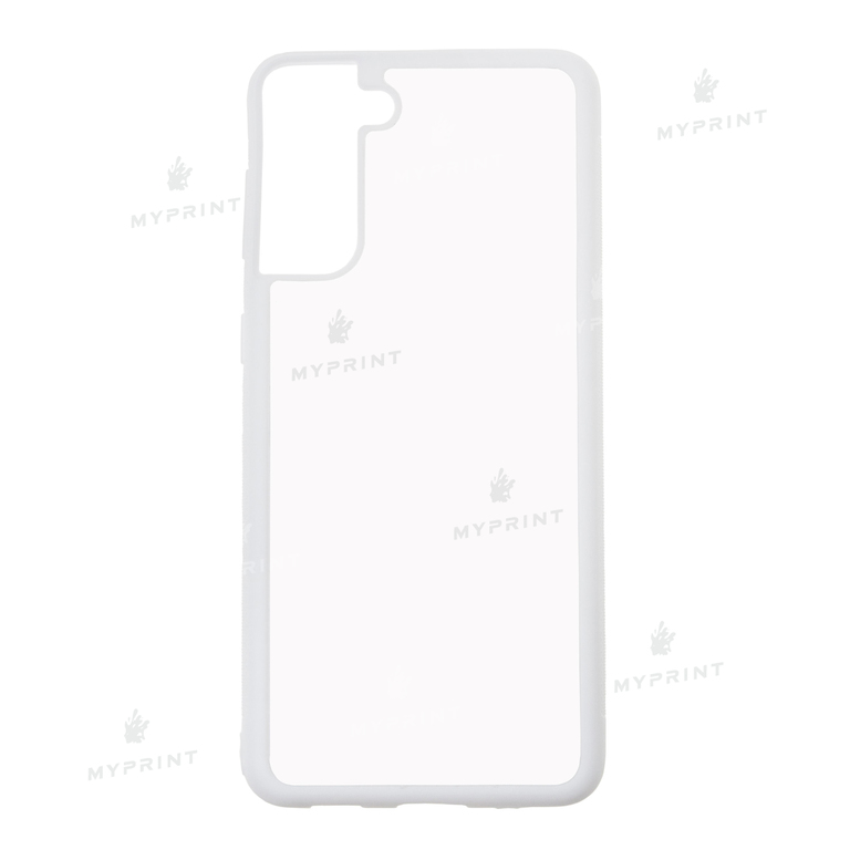 Cover for sublimation 2D silicone (TPU) for Samsung S21 Plus white (7321)  Cover for sublimation 2D silicone (TPU) for Samsung S21 Plus white (7321)