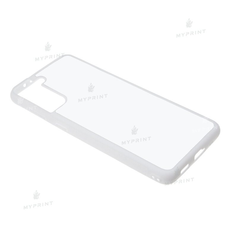 Cover for sublimation 2D silicone (TPU) for Samsung S21 Plus white (7321)  Cover for sublimation 2D silicone (TPU) for Samsung S21 Plus white (7321)