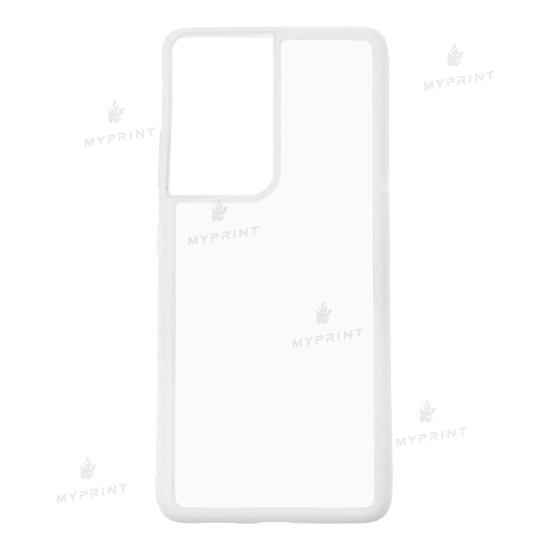 Cover for sublimation 2D silicone (TPU) for Samsung S21 Ultra white (7325)  Cover for sublimation 2D silicone (TPU) for Samsung S21 Ultra white (7325)