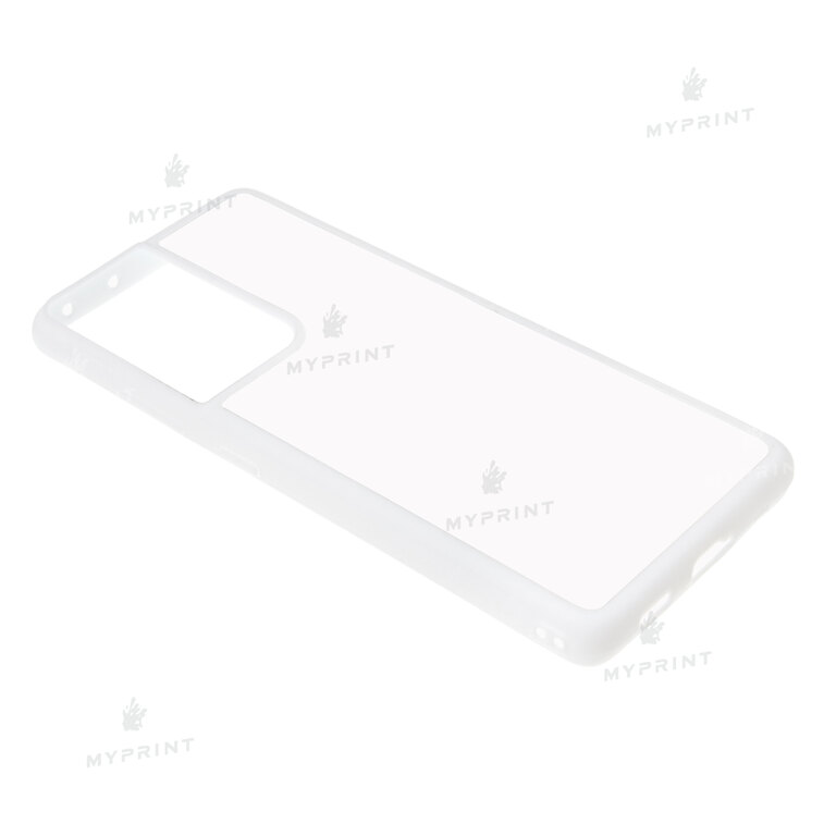 Cover for sublimation 2D silicone (TPU) for Samsung S21 Ultra white (7325)  Cover for sublimation 2D silicone (TPU) for Samsung S21 Ultra white (7325)
