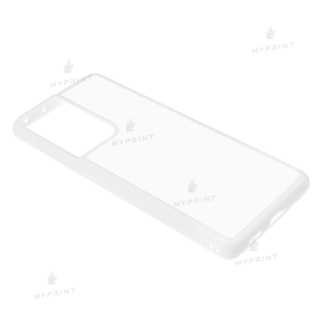 Cover for sublimation 2D silicone (TPU) for Samsung S21 Ultra white (7325) - фото 2 Cover for sublimation 2D silicone (TPU) for Samsung S21 Ultra white (7325) - фото 2 - Blanks for sublimation