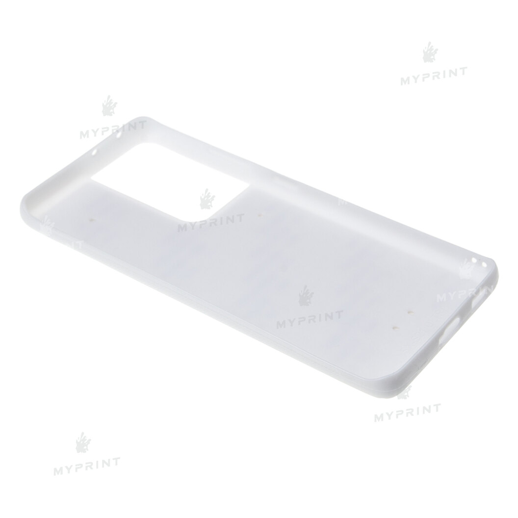 Cover for sublimation 2D silicone (TPU) for Samsung S21 Ultra white (7325) - фото 3 Cover for sublimation 2D silicone (TPU) for Samsung S21 Ultra white (7325) - фото 3 - Blanks for sublimation