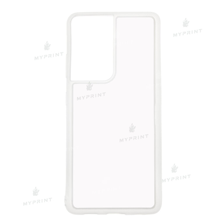 Чохол для сублімації 2D силіконовий (TPU) для Samsung S21 Ultra прозорий (7327)  Чохол для сублімації 2D силіконовий (TPU) для Samsung S21 Ultra прозорий (7327)
