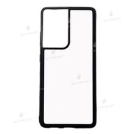 Cover for sublimation 2D silicone (TPU) for Samsung S21 Ultra black (7326) - фото 1 Cover for sublimation 2D silicone (TPU) for Samsung S21 Ultra black (7326) - фото 1 - Blanks for sublimation