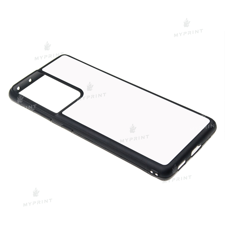 Cover for sublimation 2D silicone (TPU) for Samsung S21 Ultra black (7326)  Cover for sublimation 2D silicone (TPU) for Samsung S21 Ultra black (7326)