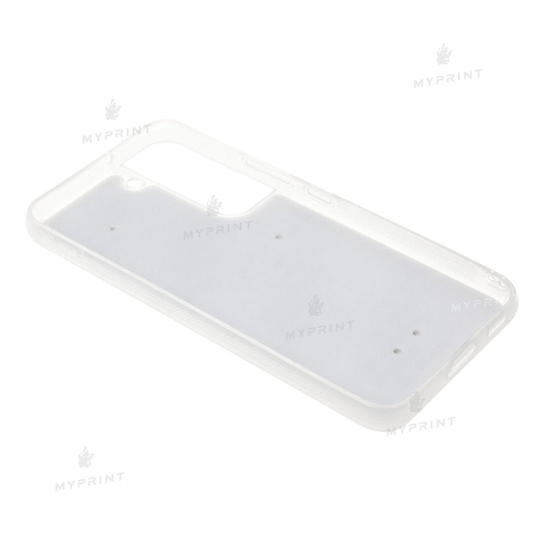 Чехол для сублимации 2D силиконовый (TPU) для Samsung S22 белый (8643) - фото 3 Чехол для сублимации 2D силиконовый (TPU) для Samsung S22 белый (8643) - фото 3 - Заготовки для сублимации