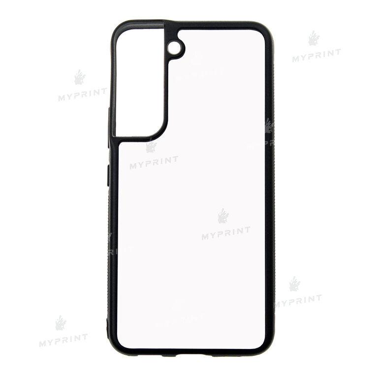Чехол для сублимации 2D силиконовый (TPU) для Samsung S22 черный (8642)  Чехол для сублимации 2D силиконовый (TPU) для Samsung S22 черный (8642)