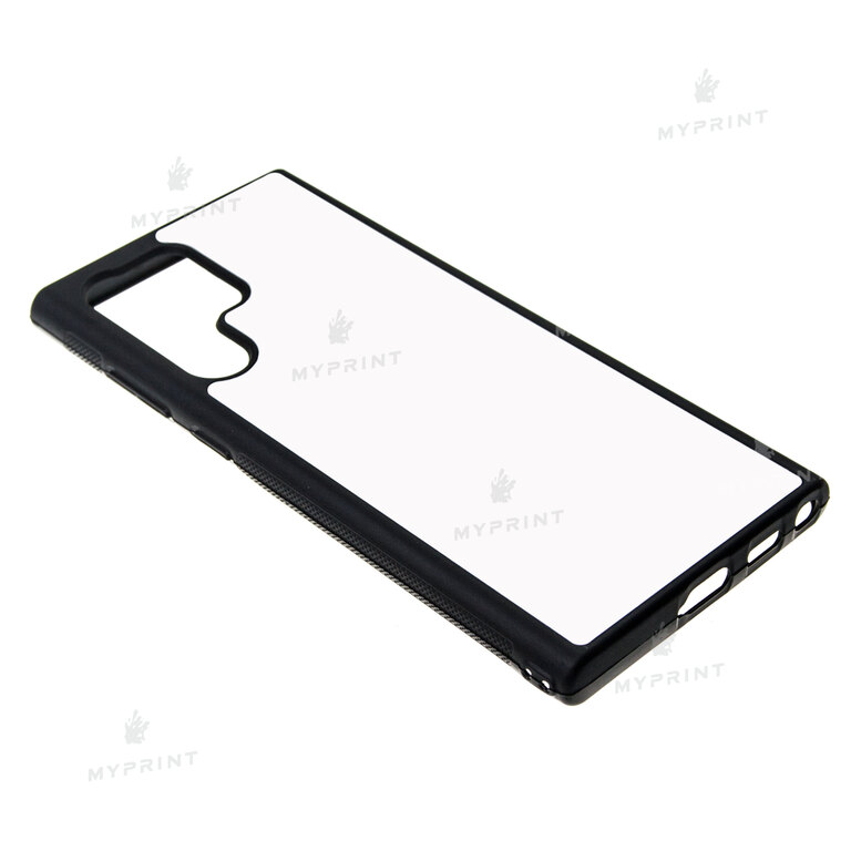 Чехол для сублимации 2D силиконовый (TPU) для Samsung S22 Ultra черный (8645)  Чехол для сублимации 2D силиконовый (TPU) для Samsung S22 Ultra черный (8645)