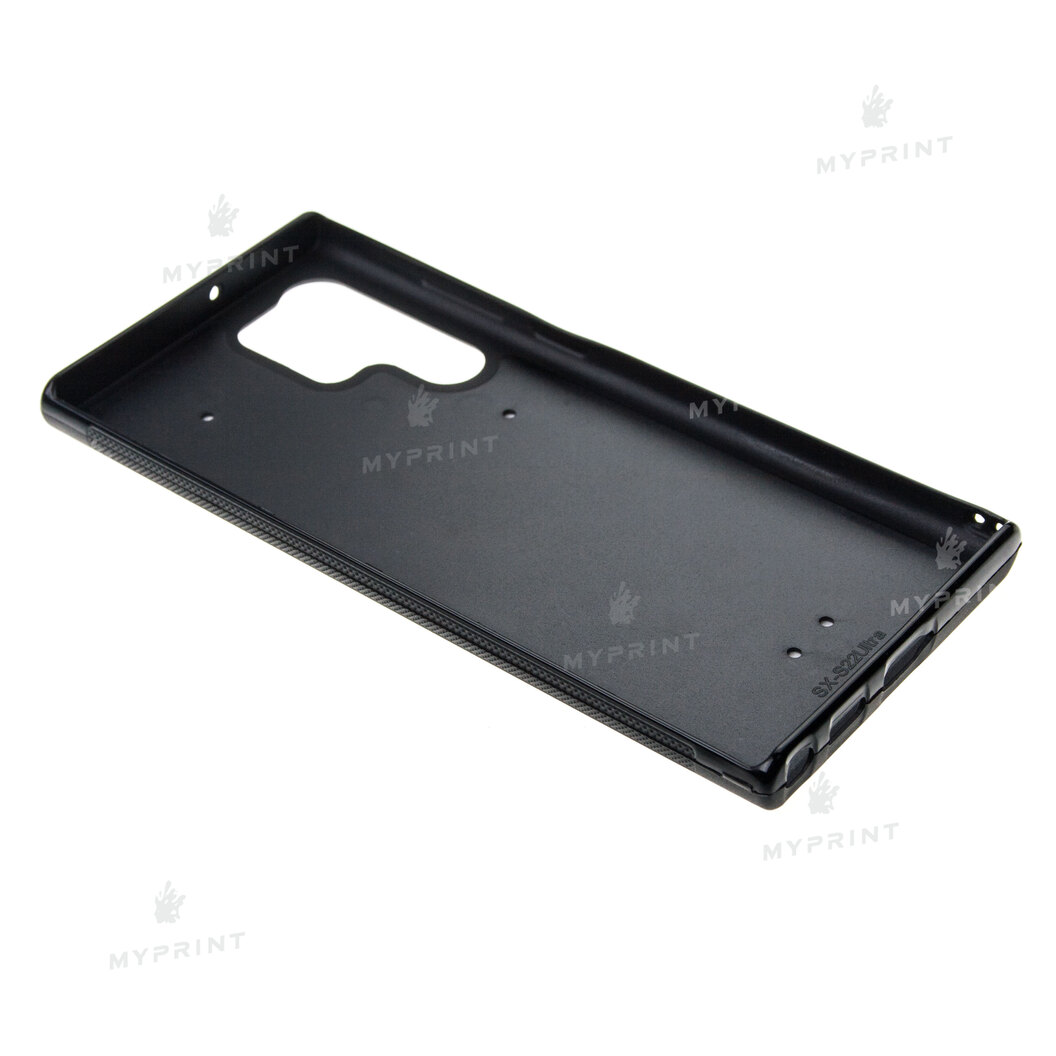 Чехол для сублимации 2D силиконовый (TPU) для Samsung S22 Ultra черный (8645) - фото 3 Чехол для сублимации 2D силиконовый (TPU) для Samsung S22 Ultra черный (8645) - фото 3 - Заготовки для сублимации