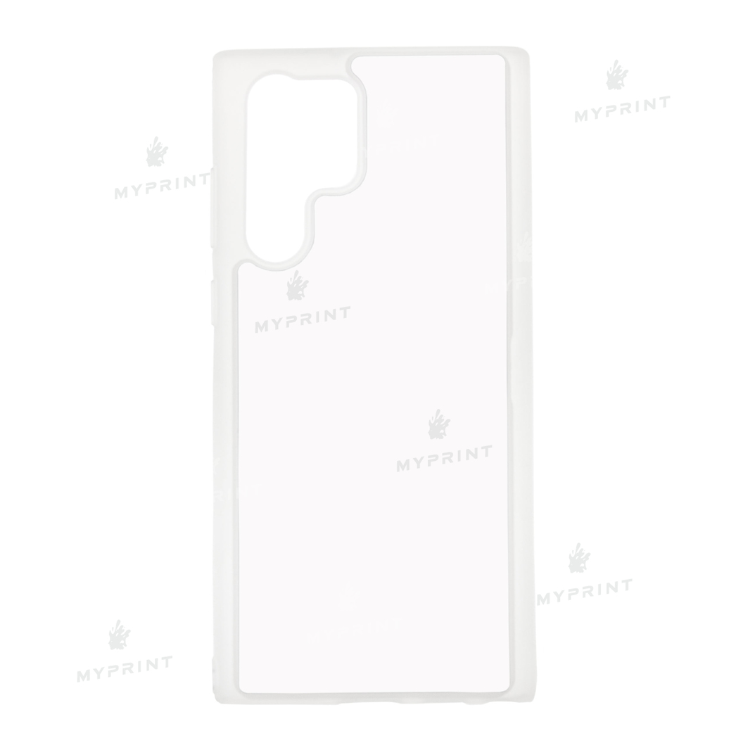 Cover for sublimation 2D silicone (TPU) for Samsung S22 Ultra white (8646) - фото 1 Cover for sublimation 2D silicone (TPU) for Samsung S22 Ultra white (8646) - фото 1 - Blanks for sublimation