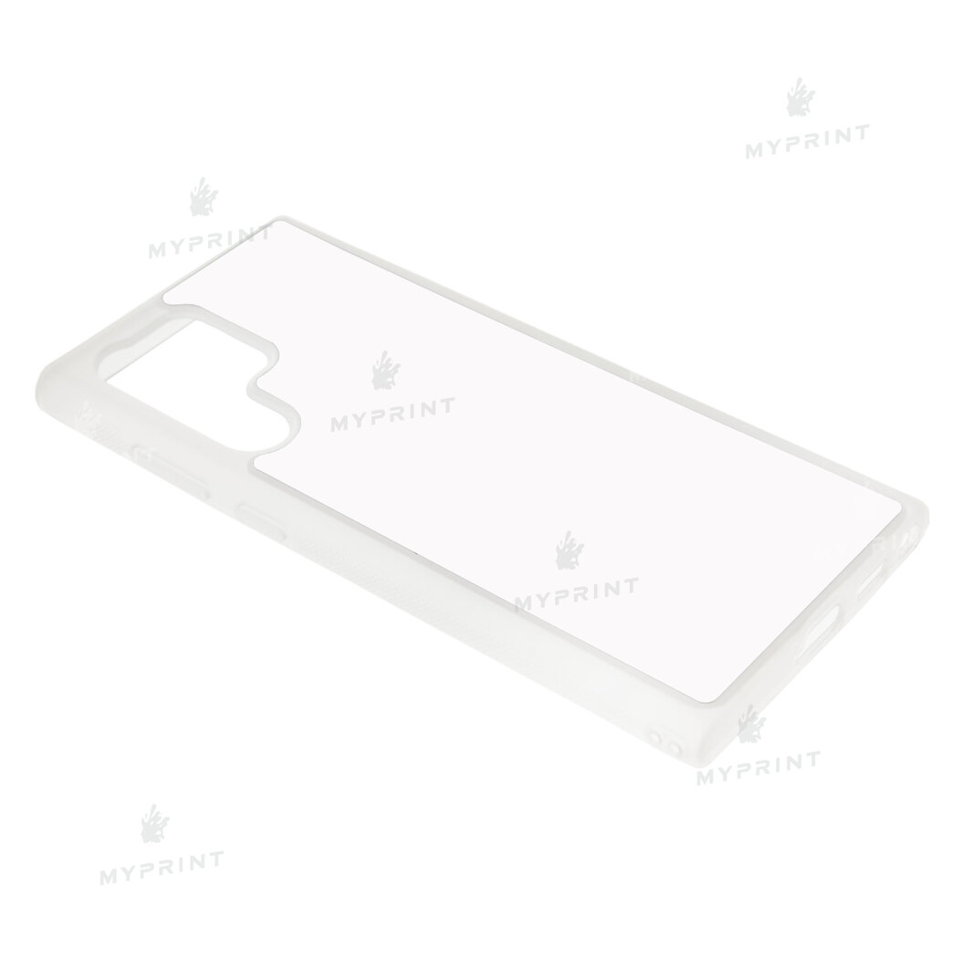 Cover for sublimation 2D silicone (TPU) for Samsung S22 Ultra white (8646) - фото 2 Cover for sublimation 2D silicone (TPU) for Samsung S22 Ultra white (8646) - фото 2 - Blanks for sublimation