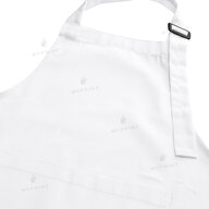 Фартух для сублімації саржевий з лямкою, що регулюється і кишенею подовжений білий (9084) - фото 3 Фартух для сублімації саржевий з лямкою, що регулюється і кишенею подовжений білий (9084) - фото 3 - Заготовки для сублімації