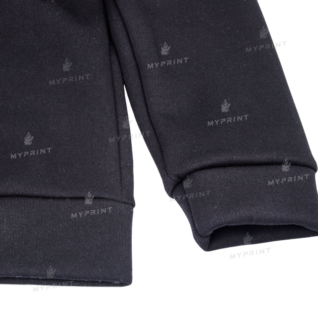 Свитшот для печати унисекс трехнитка с начесом 300 г/м², черный, XL (9022) - фото 4 Свитшот для печати унисекс трехнитка с начесом 300 г/м², черный, XL (9022) - фото 4 - Заготовки для сублимации