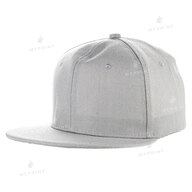 Кепка з прямим козирком snapback сіра (7642) - фото 1 Кепка з прямим козирком snapback сіра (7642) - фото 1 - Заготовки для сублімації