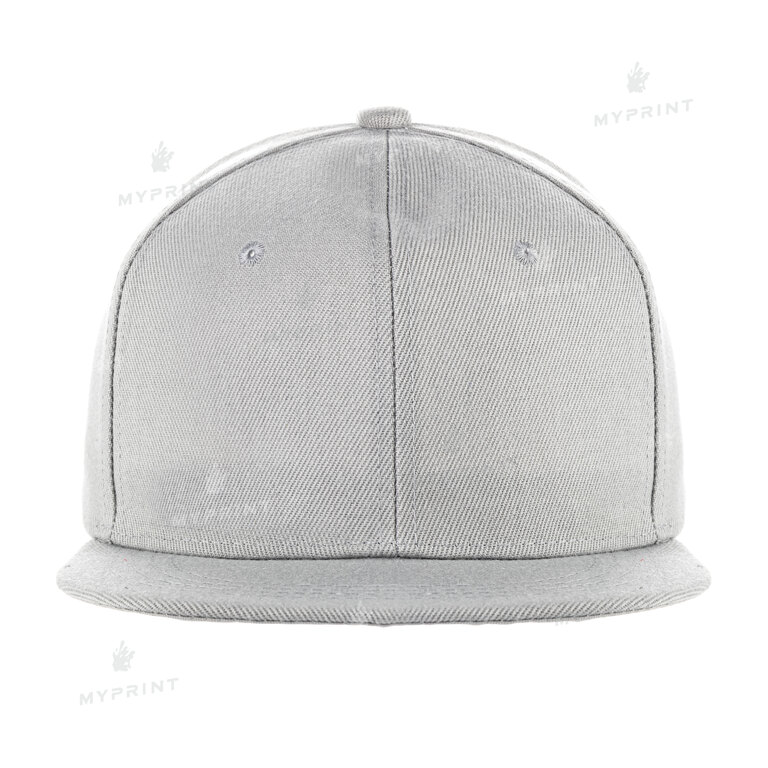 Cap with a straight visor snapback gray (7642)  Cap with a straight visor snapback gray (7642)