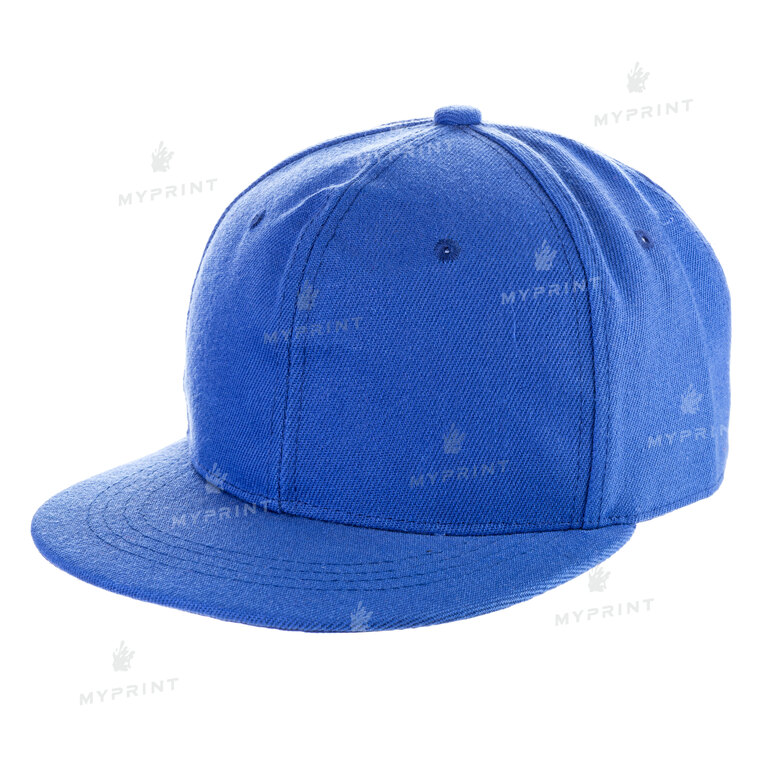 Кепка с прямым козырьком snapback синяя (7979)  Кепка с прямым козырьком snapback синяя (7979)