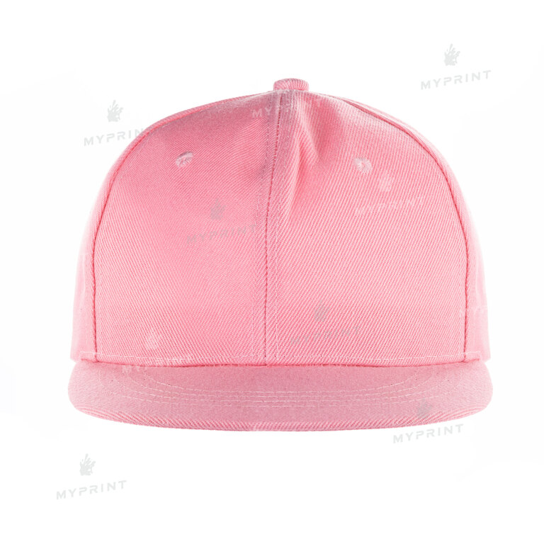 Кепка з прямим козирком snapback рожева (7981)  Кепка з прямим козирком snapback рожева (7981)