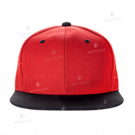 Кепка с прямым козырьком snapback красная с черным козырьком (7984) - фото 2 Кепка с прямым козырьком snapback красная с черным козырьком (7984) - фото 2 - Заготовки для сублимации