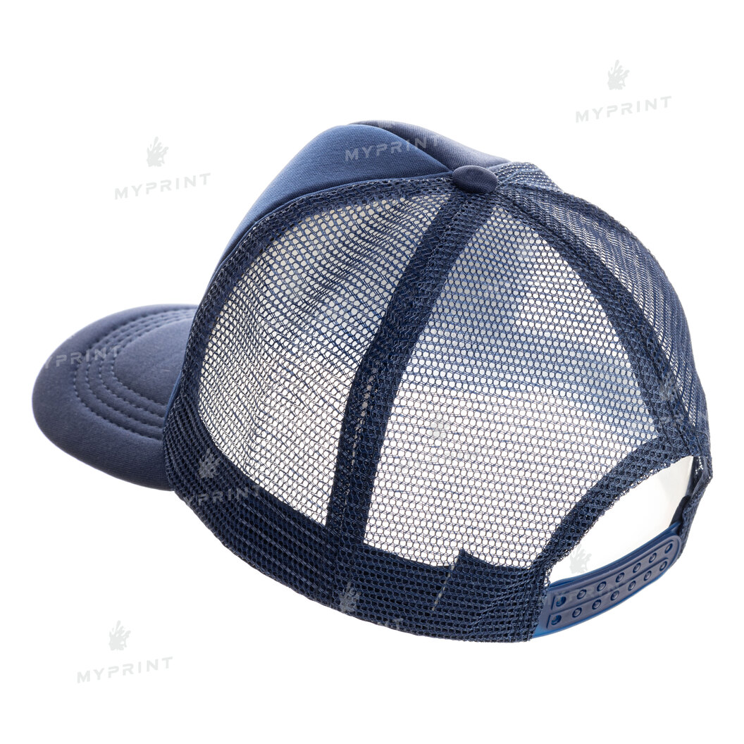 Кепка тракер темно-синя (9271) - фото 3 Кепка тракер темно-синя (9271) - фото 3 - Заготовки для сублімації
