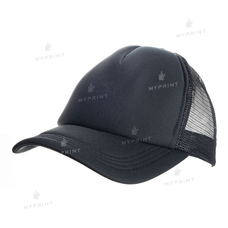 Кепка тракер чорна (9273) 