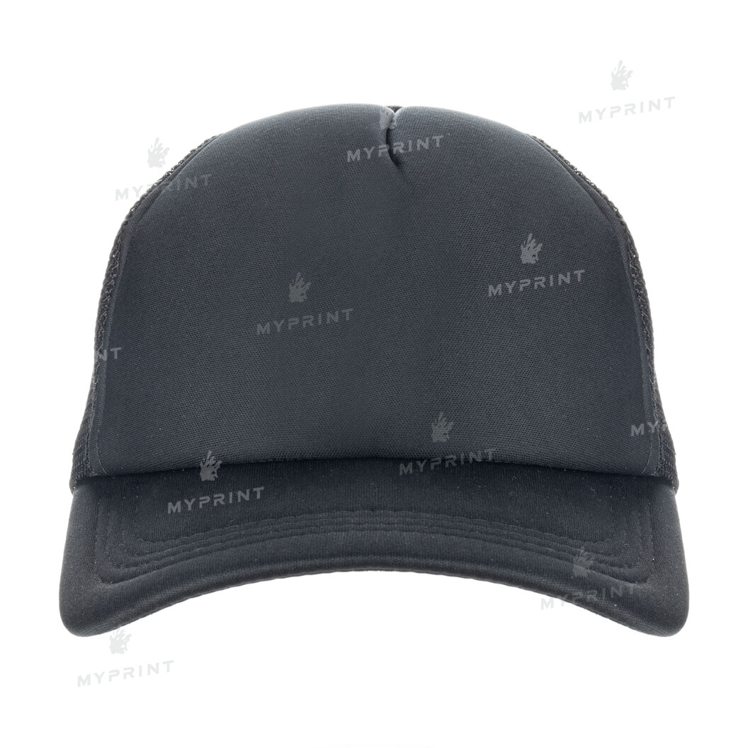 Кепка тракер чорна (9273) - фото 2 Кепка тракер чорна (9273) - фото 2 - Заготовки для сублімації