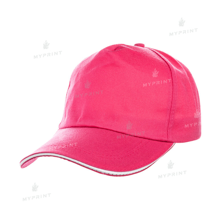 Five-blade cap for sublimation polyester pink (7202)  Five-blade cap for sublimation polyester pink (7202)