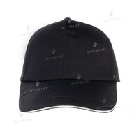 Five-blade cap polyester black (7635) - фото 2 Five-blade cap polyester black (7635) - фото 2 - Blanks for sublimation