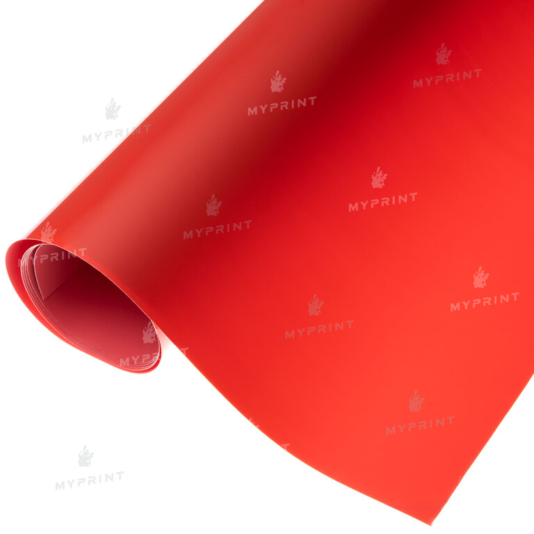 Термотрансферна плівка My Print PVC червона 1 пог. м. (1*0,6 м) (9232)  Термотрансферна плівка My Print PVC червона 1 пог. м. (1*0,6 м) (9232)