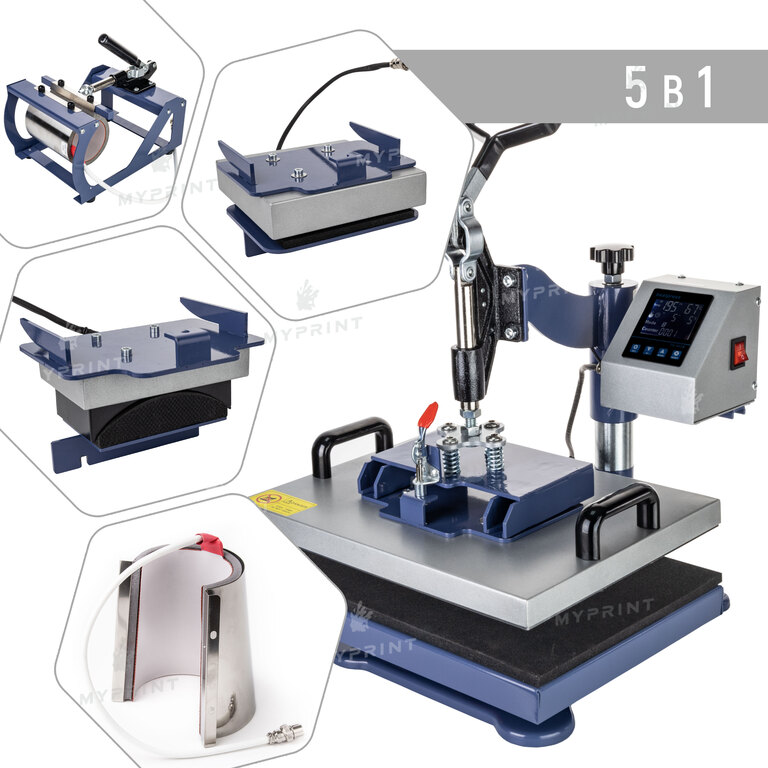 Multifunctional heat press HP 5 in 1 New 29*38 cm (9406)  Multifunctional heat press HP 5 in 1 New 29*38 cm (9406)