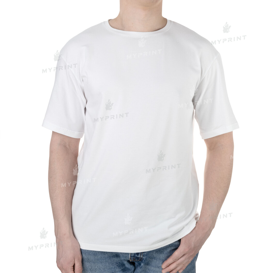 T-shirt unisex oversized cotton/elastane 170 g/m², white, S (9456) - фото 1 T-shirt unisex oversized cotton/elastane 170 g/m², white, S (9456) - фото 1 - Blanks for sublimation