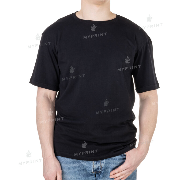 Футболка унисекс оверсайз хлопок / эластан 170 г/м², черная, XXXL (9469)  Футболка унисекс оверсайз хлопок / эластан 170 г/м², черная, XXXL (9469)