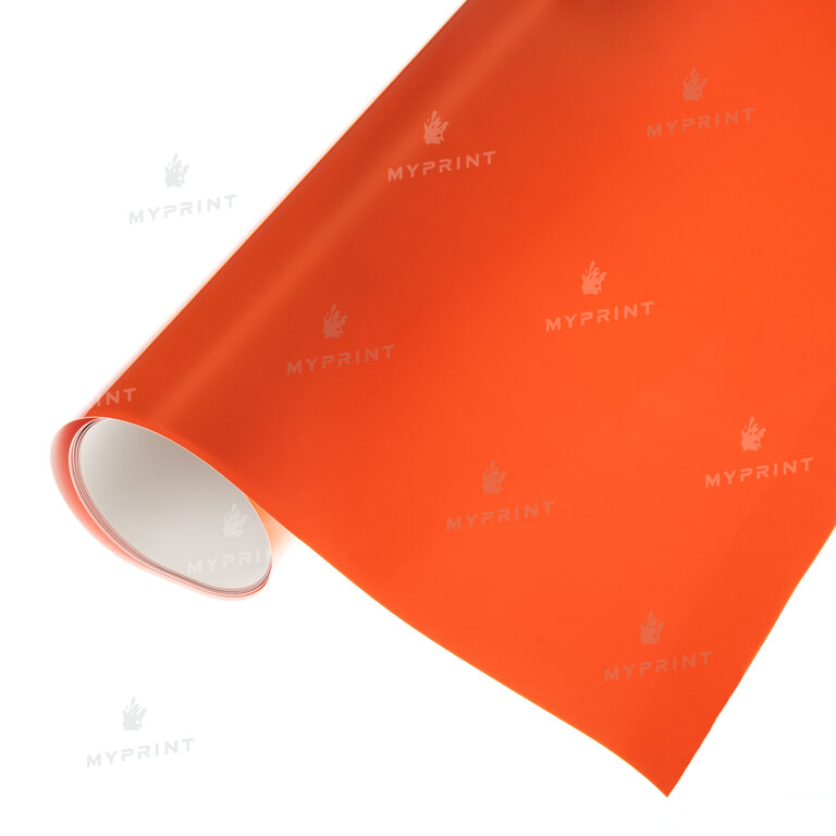 Термотрансферна плівка My Print High Flex PU помаранчева 1 пог. м. (1*0,5 м) (7218)  Термотрансферна плівка My Print High Flex PU помаранчева 1 пог. м. (1*0,5 м) (7218)