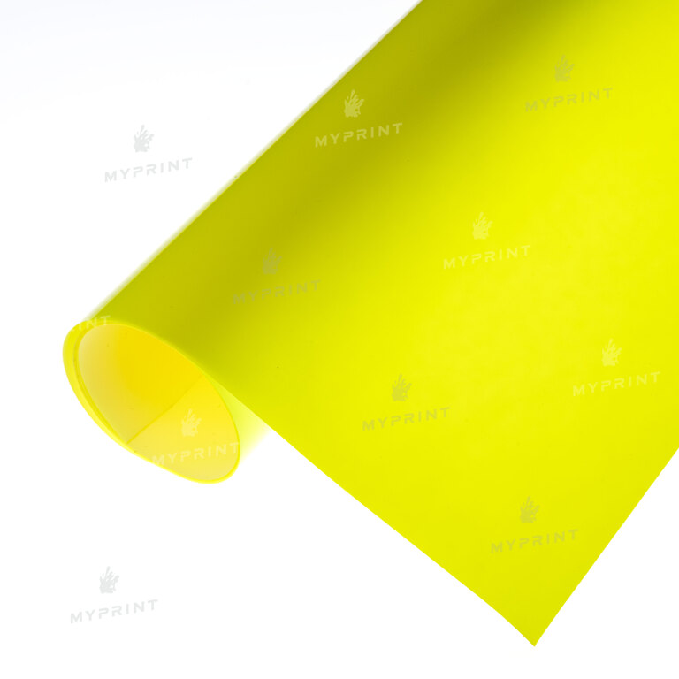 Термотрансферна плівка My Print High Flex PU неонова жовта 1 пог. м. (1*0,5 м) (7227)  Термотрансферна плівка My Print High Flex PU неонова жовта 1 пог. м. (1*0,5 м) (7227)