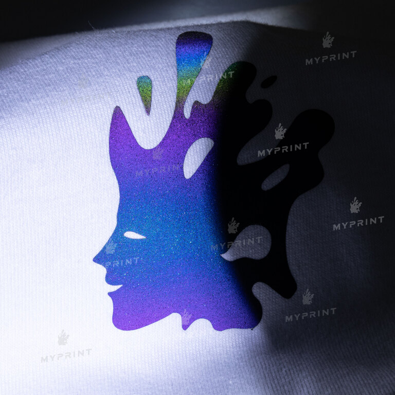 Heat transfer film My Print Reflective multi-colored reflective 1 pc.  m. (1*0.6 m) (7993)  Heat transfer film My Print Reflective multi-colored reflective 1 pc.  m. (1*0.6 m) (7993)