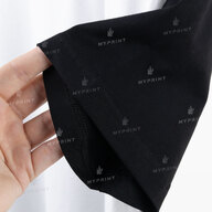 Men's T-shirt cotton/elastane 170 g/m², black-white, S (9491) - фото 5 Men's T-shirt cotton/elastane 170 g/m², black-white, S (9491) - фото 5 - Blanks for sublimation