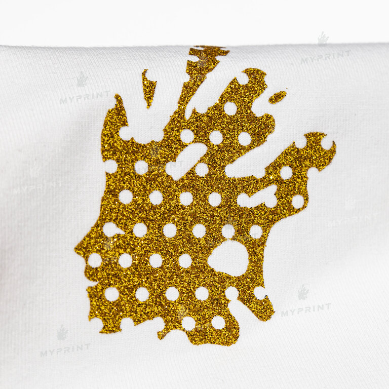 Термотрансферна плівка My Print Mesh Glitter в сітку золотиста 1 пог. м. (1*0,5 м) (7947)  Термотрансферна плівка My Print Mesh Glitter в сітку золотиста 1 пог. м. (1*0,5 м) (7947)