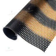 Thermal transfer film My Print Mesh Glitter in a grid golden-black 1 pc.  m. (1*0.5 m) (7949) - фото 1 Thermal transfer film My Print Mesh Glitter in a grid golden-black 1 pc.  m. (1*0.5 m) (7949) - фото 1 - Consumables for printing