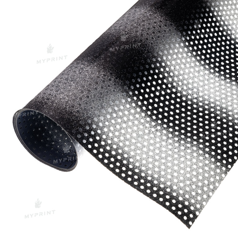 Термотрансферна плівка My Print Mesh Glitter в сітку сріблясто-чорна 1 пог. м. (1*0,5 м) (7950)  Термотрансферна плівка My Print Mesh Glitter в сітку сріблясто-чорна 1 пог. м. (1*0,5 м) (7950)