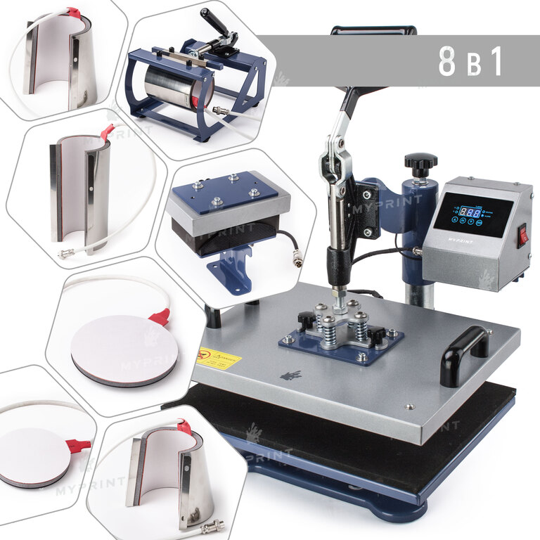 Multifunctional heat press HP 8 in 1 29*38 cm (3921)  Multifunctional heat press HP 8 in 1 29*38 cm (3921)