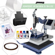 Sublimation equipment set with heat press HP 9 in 1 New 29*38 cm + L132 (9412) - фото 1 Sublimation equipment set with heat press HP 9 in 1 New 29*38 cm + L132 (9412) - фото 1 - Thermopresses