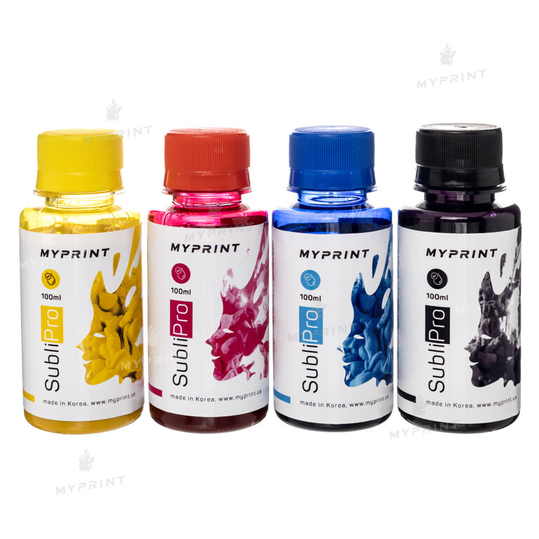 Комплект сублімаційних чорнил My Print SubliPro (4*100 мл) (6691)  Комплект сублімаційних чорнил My Print SubliPro (4*100 мл) (6691)