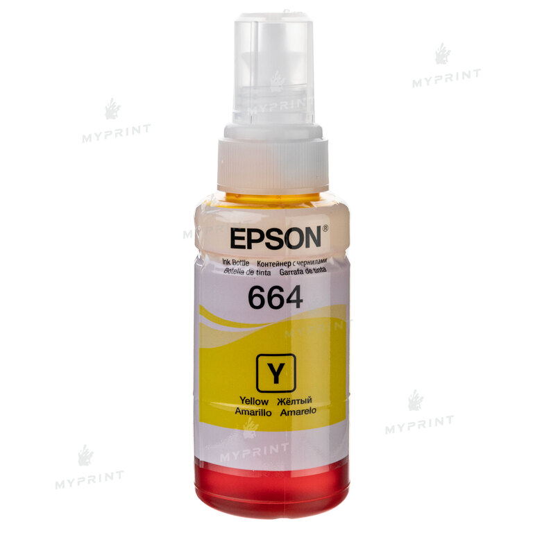 Epson T6644 water-soluble printer ink (100 ml) yellow (7751)  Epson T6644 water-soluble printer ink (100 ml) yellow (7751)